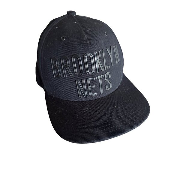 Mitchell & Ness Brooklyn Nets Snapback Hat Black - Picture 1 of 8